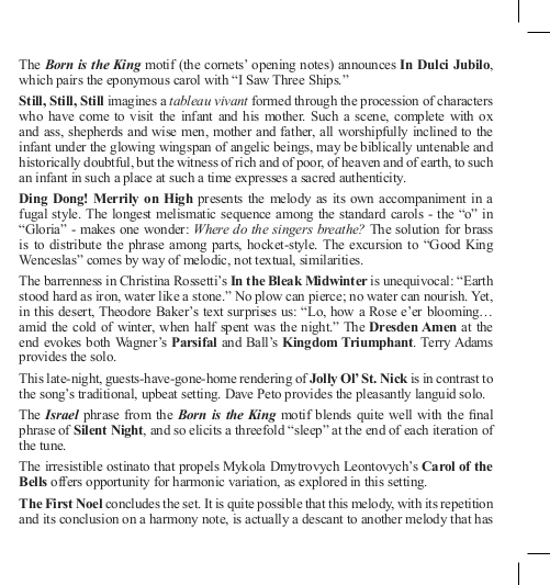 JOY! liner notes